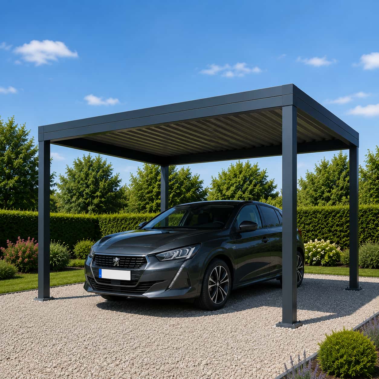 Carport alu pour voiture