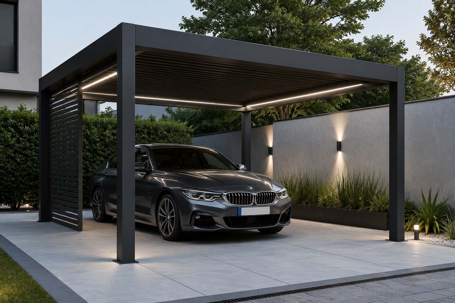 Carport alu voiture